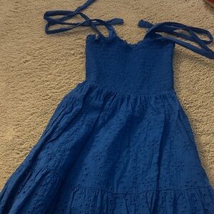 Francesca's Collections Vibrant Blue Kids Dress